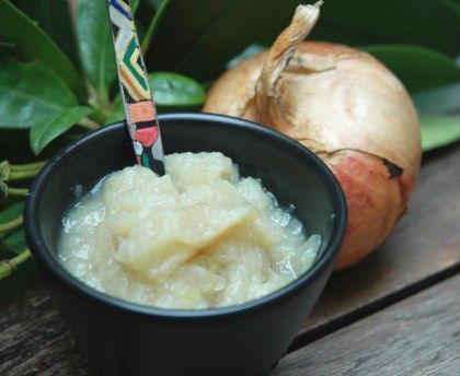 Purée d'oignons de Roscoff