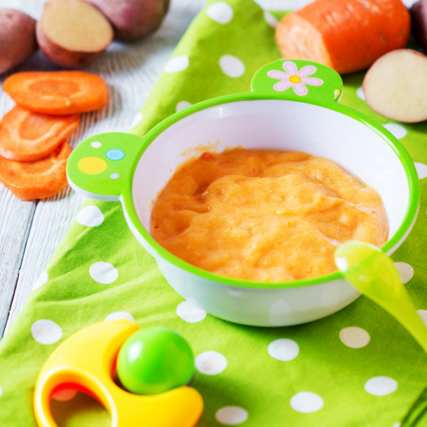 Purée patate douce bébé