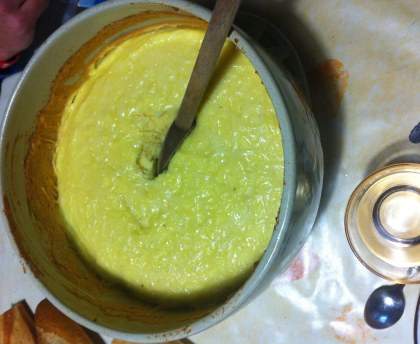 Purée soufflée