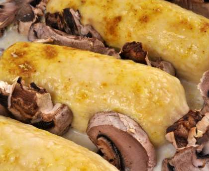 Quenelles aux champignons et à la crème