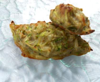 Quenelles de courgette