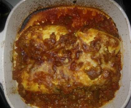 Quenelles de volaille aux aubergines