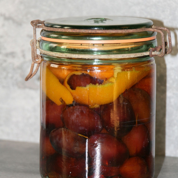 Quetsches au Caramel à l'Eau-de-Vie