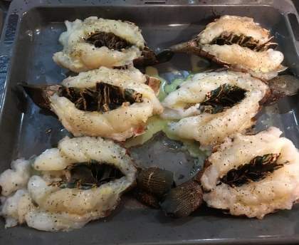 Queue de langouste au whisky