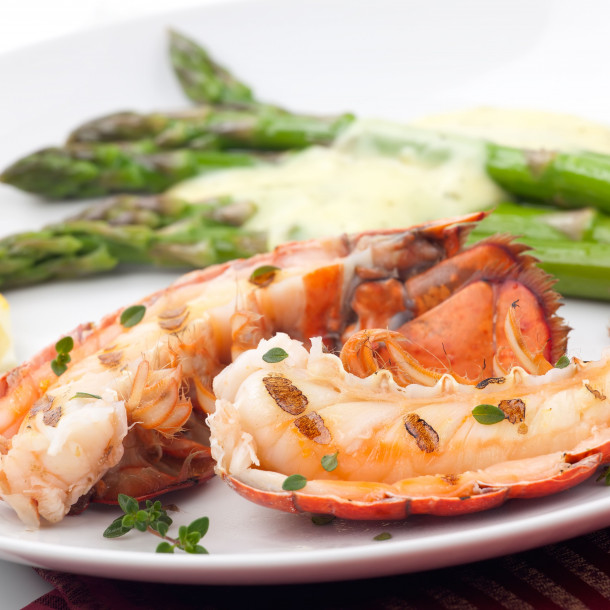 Queues de langoustes au Calvados