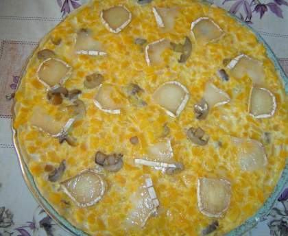 Quiche à la courge et au chèvre