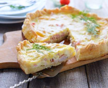 Quiche à la raclette (ou l'art d'accomoder les restes)