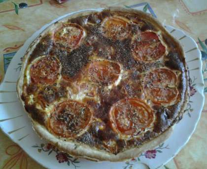 Quiche à la tomate
