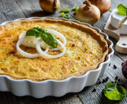 Quiche à l'oignon
