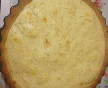 Quiche au camembert et au yaourt