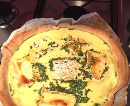 Quiche au chaource