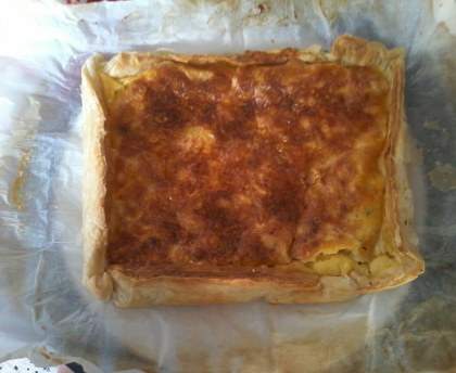 Quiche au chèvre basilic
