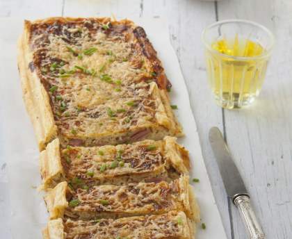 Quiche au comté et aux oignons