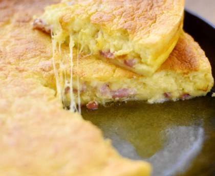 Quiche au fromage façon gâteau magique