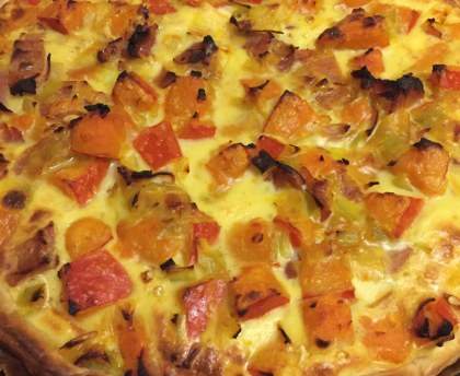 Quiche au potimarron