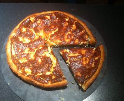 Quiche au saumon et aux épinards