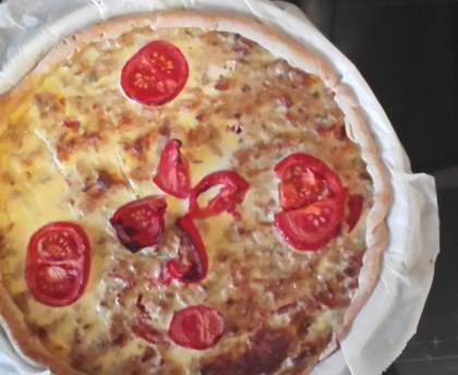 quiche au thon et à la tomate