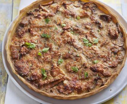 Quiche aux cèpes