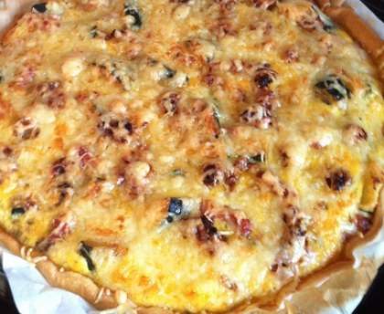 Quiche aux chicons et lardons