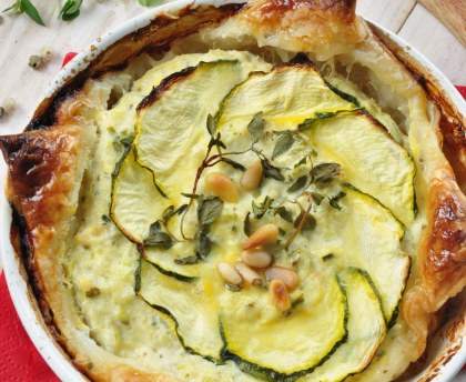 Quiche aux courgettes