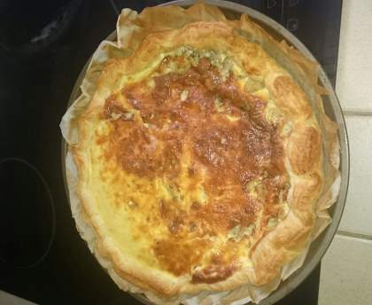 Quiche aux endives et au roquefort
