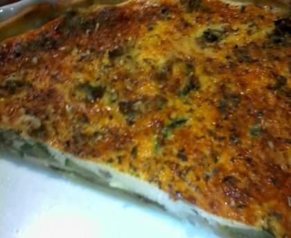 Quiche aux lardons, courgettes et poivrons