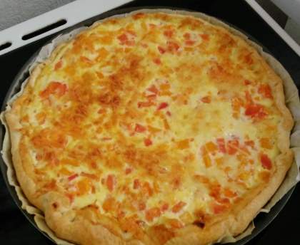 Quiche aux légumes du soleil et chorizo