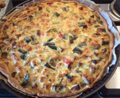 Quiche aux légumes du soleil