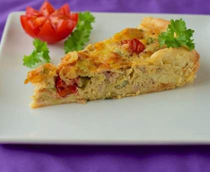 Quiche aux miettes de thon