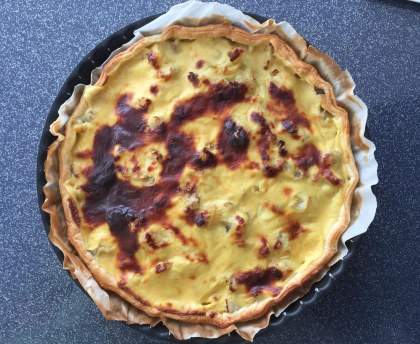 Quiche aux topinambours