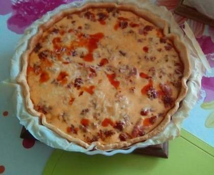 Quiche basquaise