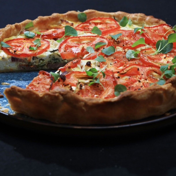 Quiche d'agneau et tomates de Loïc Fou de Cuisine