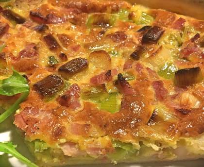Quiche de mai à l'aillet