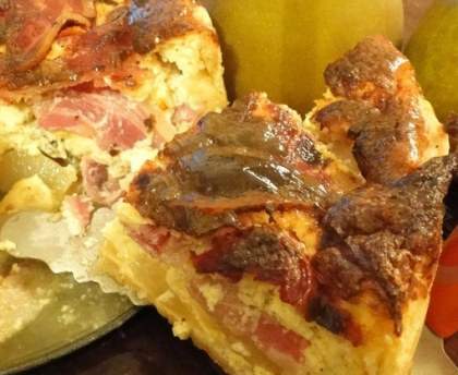 Quiche fromagère aux courgettes