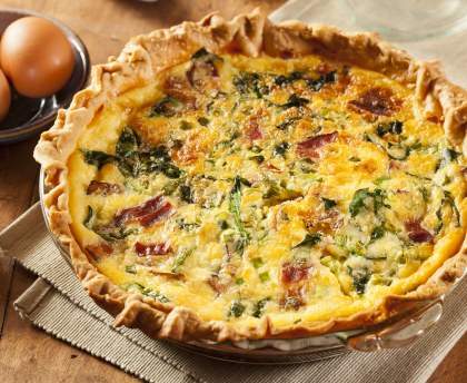 Quiche généreuse  feuilletée