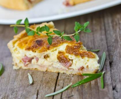 Quiche lorraine améliorée