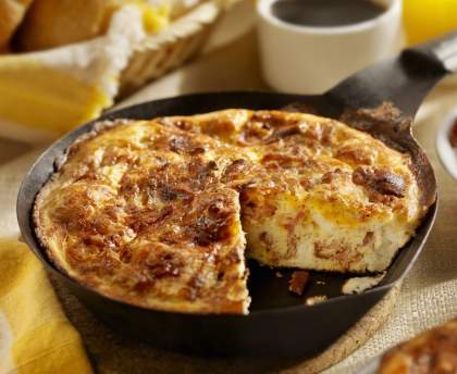 Quiche lorraine sans pâte