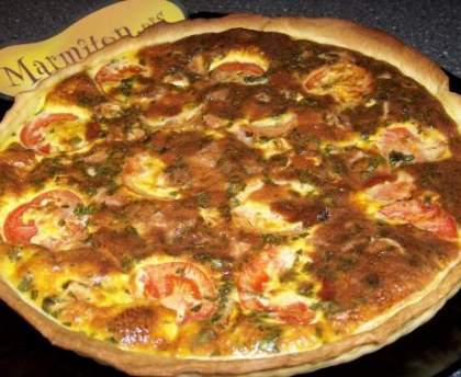 Quiche méditéranéenne