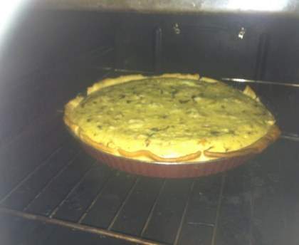 Quiche normande au Livarot