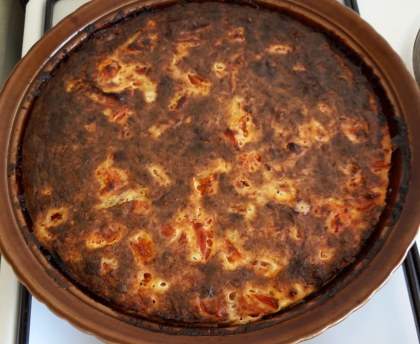 Quiche sans pâte au thon et à la tomate