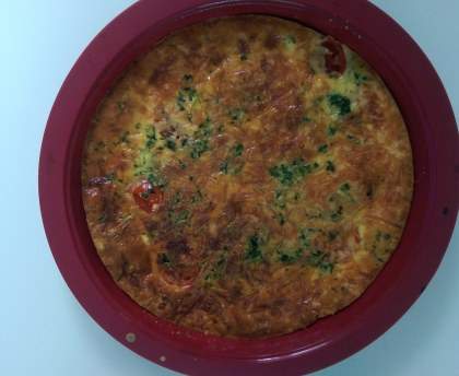 Quiche sans pâte aux courgettes 