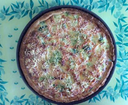 Quiche trio de chou-fleurs et saumon fumé