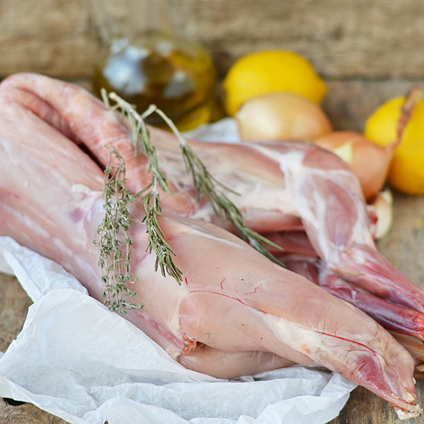 Rable de lapin farci gastronomique