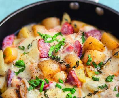 Raclette à la poêle