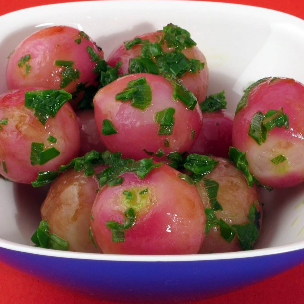 Radis à la ciboulette