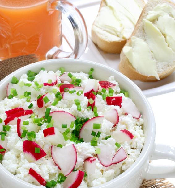 Radis au fromage blanc