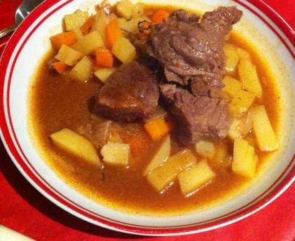 Ragoût de boeuf maison