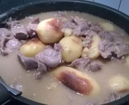 Ragout de gésier façon grand mère