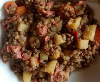Ragoût de lentilles au chorizo