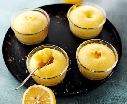 Ramequin fondant au lemon curd